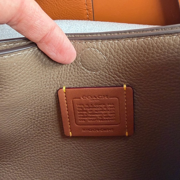 NWT Coach Lana 23 Dark Stone and Cherry Bag Charm - Picture 9 of 16